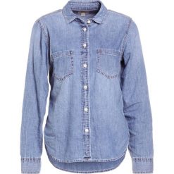 J.CREW CHAMBRAY Koszula madera wash. Niebieskie tuniki damskie marki J.CREW, bez wzorów, z bawełny, bez kołnierzyka, bez rękawów. Za 409,00 zł.