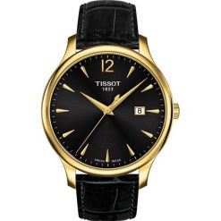 RABAT ZEGAREK TISSOT T - CLASSIC T063.610.36.057.00. Czarne zegarki męskie marki TISSOT, ze stali. W wyprzedaży za 1139,60 zł.