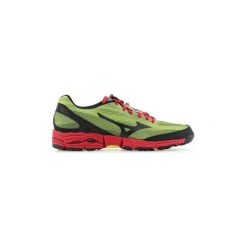 Buty do biegania Mizuno Wave Mujin J1GJ147011. Zielone buty sportowe męskie marki Mizuno, bez zapięcia, do biegania, mizuno wave. Za 379,00 zł.
