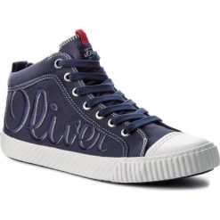 Trampki S.OLIVER - 5-15207-20 Navy 805. Niebieskie trampki męskie S.Oliver, z gumy. W wyprzedaży za 139,00 zł.
