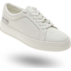 SNEAKERSY Calvin Klein Jeans. Białe sneakersy damskie Calvin Klein Jeans, z jeansu. Za 340,00 zł.