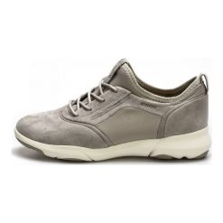Geox Tenisówki Damskie Nebula S 38 Szare. Szare trampki i tenisówki damskie Geox, bez wzorów, z zamszu, bez zapięcia. W wyprzedaży za 359,00 zł.