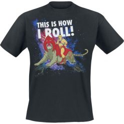 T-shirty męskie z nadrukiem: Masters Of The Universe This Is How I Roll T-Shirt czarny