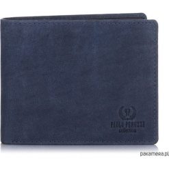 PORTFEL MĘSKI PAOLO PERUZZI SKÓRZANY RFID IN-03. Portfele męskie Pakamera, bez wzorów. Za 75,00 zł.