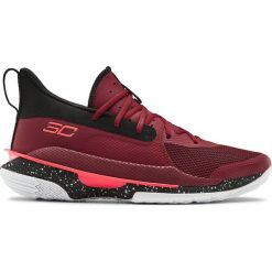 Under Armour Curry 7 Tenisówki Czerwony. Czerwone trampki męskie Under Armour, bez wzorów, z materiału, bez zapięcia. Za 654,95 zł.