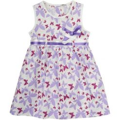 Garnamama Sukienka Dziewczęca Butterfly 98, Wielobarwny. Różowe sukienki dziewczęce letnie marki Garnamama, z bawełny, eleganckie. Za 45,00 zł.