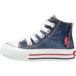 Levi's® TRUCKER MINI Tenisówki i Trampki wysokie blue. Niebieskie trampki chłopięce Levi's®, z materiału. Za 229,00 zł.