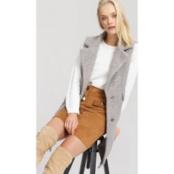 Szara Kamizelka Lean On Me. Szare kamizelki damskie other, l, z futra. Za 139,99 zł.