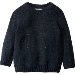 Sweter dzianinowy bonprix ciemnoniebieski melanż. Niebieskie swetry chłopięce marki bonprix, m, melanż, z dzianiny. Za 27,99 zł.