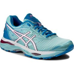 Buty ASICS - Gel-Cumulus 18 T6C8N Aqua Splash/White/Pink Glow 6701. Niebieskie buty do biegania damskie marki Asics, z materiału. W wyprzedaży za 349,00 zł.