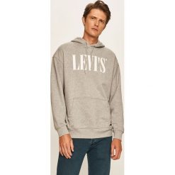 Levi's - Bluza. Szare bluzy męskie Levi's®, s, z nadrukiem, z bawełny, z kapturem, bez rękawów, z kapturem. Za 319,90 zł.