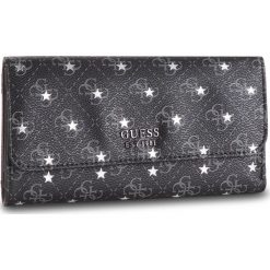 Duży Portfel Damski GUESS - SWSM71 79650 COA. Czarne portfele damskie marki Guess, z aplikacjami, ze skóry ekologicznej. Za 279,00 zł.