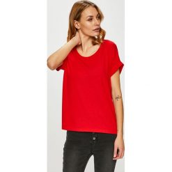 Only - Top. Czarne bluzki damskie ONLY, s, bez wzorów, z elastanu, z okrągłym kołnierzem. Za 69,90 zł.