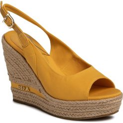 Espadryle U.S. POLO ASSN. - Afrodite AYLIN4091S0/C2 Yel. Żółte espadryle damskie U.S. Polo Assn., bez wzorów, ze skóry ekologicznej, bez obcasa, na obcasie. Za 339,00 zł.