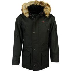 Geographical Norway kurtka męska Abiosaure L czarna. Czarne płaszcze męskie Geographical Norway, m, bez wzorów, z kapturem. Za 449,00 zł.