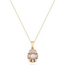 Łańcuszki męskie: Piękny Wisiorek – , Brylant 0,32ct
