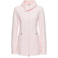 Bluzy damskie: Bluza rozpinana z polaru bonprix pastelowy jasnoróżowy