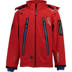 Kurtka softshellowa "Torry" w kolorze czerwonym. Czerwone kurtki męskie Geographical Norway Men, m, bez wzorów, bez kaptura. W wyprzedaży za 249,95 zł.