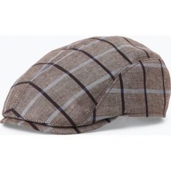 Göttmann - Czapka męska z domieszką lnu, szary. Szare czapki męskie marki Göttmann, w kratkę, z bawełny. Za 189,95 zł.