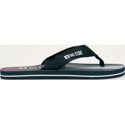 Big Star - Klapki. Niebieskie kapcie męskie BIG STAR, z gumy, bez zapięcia. W wyprzedaży za 49,90 zł.