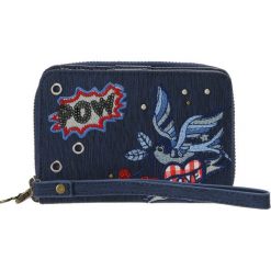 Portfele damskie: Desigual FLOWERS MAGNETIC Portfel blue