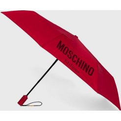 Moschino - Parasol. Czerwone parasole MOSCHINO, bez wzorów. W wyprzedaży za 269,90 zł.