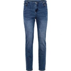 Dżinsy SKINNY bonprix niebieski "stone”. Niebieskie jeansy damskie bonprix. Za 134,99 zł.