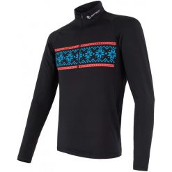 Odzież termoaktywna męska: Sensor Męska Koszulka Thermo Black S