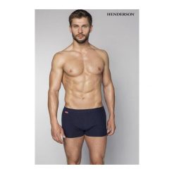 Bokserki męskie: Bokserki 33757-59X 2-pack Gładkie i Paski czerwone