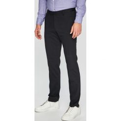 Joop! - Spodnie. Niebieskie spodnie męskie JOOP!, z haftami, z elastanu, eleganckie. W wyprzedaży za 299,90 zł.