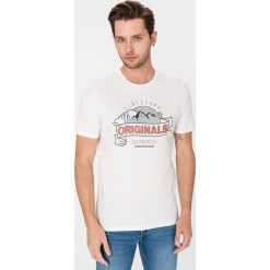Jack & Jones Hayes Koszulka Biały. Białe podkoszulki męskie Jack & Jones, xl, z nadrukiem, z bawełny, z krótkim rękawem. Za 78,95 zł.