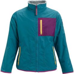 Dwustronna bluza polarowa "Snktwo" w kolorze morskim. Niebieskie bluzy dziewczęce marki Burton Kids, z polaru. W wyprzedaży za 212,95 zł.