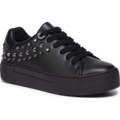 Sneakersy GUESS - Marxina FL8MAA LEA12 BLACK. Czarne półbuty damskie Guess, ze skóry ekologicznej. W wyprzedaży za 419,00 zł.