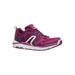 Buty do szybkiego marszu HW 500 damskie. Fioletowe buty do fitnessu damskie marki NEWFEEL, z poliesteru. W wyprzedaży za 99,99 zł.