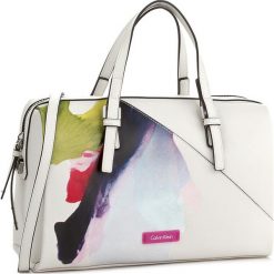 Kuferki damskie: Torebka CALVIN KLEIN BLACK LABEL – M4rissa Print Duffle K60K602470 102
