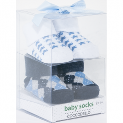 Skarpety. Szare skarpetki chłopięce SOCKS BOY, bez wzorów, z elastanu. Za 7,90 zł.