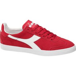 Sneakersy męskie Diadora czerwone. Czerwone sneakersy męskie Diadora, bez zapięcia. Za 219,90 zł.