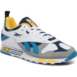 Buty Reebok - Cl Leather Rc 1.0 DV8301 White/Trgry3/Conavy. Białe półbuty męskie Reebok, na co dzień, bez wzorów, ze skóry ekologicznej, eleganckie, bez zapięcia. Za 379,00 zł.