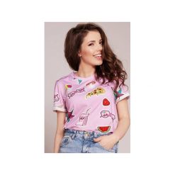 T-shirty damskie: T- shirt Pink Stickers
