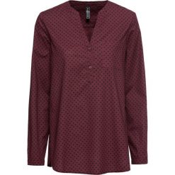 Tunika z nadrukiem w serduszka bonprix czerwony klonowy - ciemnoniebieski. Czerwone tuniki damskie bonprix, z nadrukiem. Za 44,99 zł.
