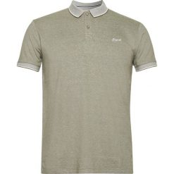 Koszulka polo w kolorze khaki. Brązowe koszulki męskie Esprit Men, m, bez wzorów, z bawełny, polo, bez rękawów. W wyprzedaży za 56,95 zł.