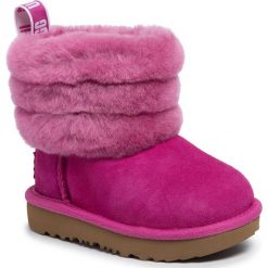 Buty UGG - T Fluff Mini Quilted 1103612T Fus. Różowe śniegowce dziewczęce Ugg. Za 599,00 zł.
