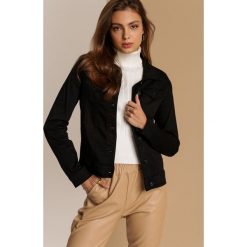 Czarna Kurtka Daemeth. Czarne kurtki damskie Renee, xl, bez wzorów, z jeansu, bez kaptura. Za 109,99 zł.
