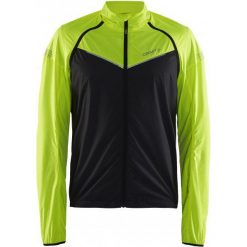 Craft Kurtka Rowerowa Męska Velo Convert, Żółto-Czarny L. Czarne kurtki trekkingowe męskie Craft, na wiosnę, l, z nadrukiem. Za 405,00 zł.
