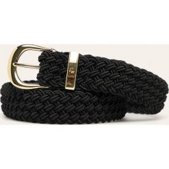Lauren Ralph Lauren - Pasek. Czarne paski damskie Lauren Ralph Lauren, w paski, z materiału. W wyprzedaży za 139,90 zł.