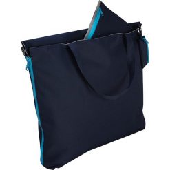 Shopper bag damskie: Torba wielofunkcyjna w kolorze granatowym – 57 x 45 cm