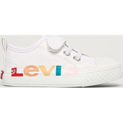 Levi's - Tenisówki dziecięce. Różowe trampki dziewczęce Levi's®, bez wzorów, z gumy, bez zapięcia. Za 159,90 zł.