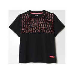 DAMSKA KOSZULKA ADIDAS BY STELLA MCCOURTNEY (XS). Koszulki damskie Adidas, xs, bez wzorów, z bawełny, bez kołnierzyka. W wyprzedaży za 69,99 zł.