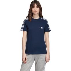 Adidas Originals Koszulka Niebieski. Niebieskie koszulki damskie adidas Originals, s, bez wzorów, z bawełny, bez kołnierzyka. Za 128,95 zł.