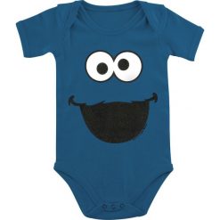 Ulica Sezamkowa Cookie Monster Body niemowlęce niebieski. Niebieskie body niemowlęce marki Ulica Sezamkowa, z nadrukiem. Za 62,90 zł.